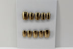 Customizable Handmade Chrome and French tip design Press-on Nail set Lvl-2