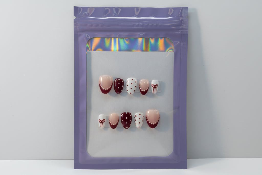 Customizable Handmade Press-on Nail design Lvl-4