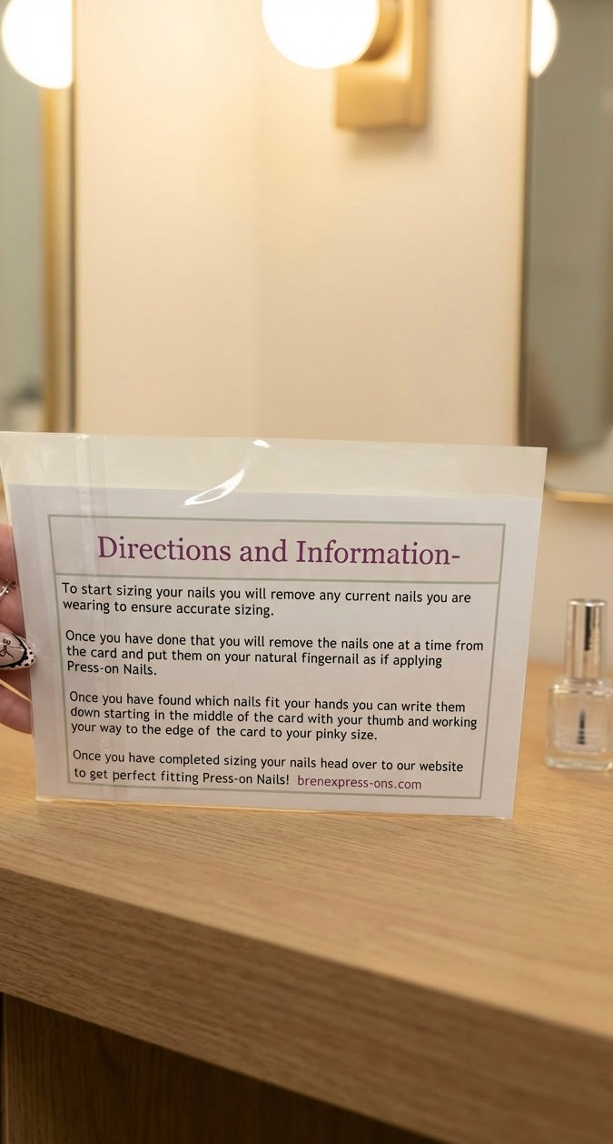 Press-on Nail Sizing Kit
