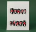 Handmade Mushroom design Press-on Nails Lvl-5