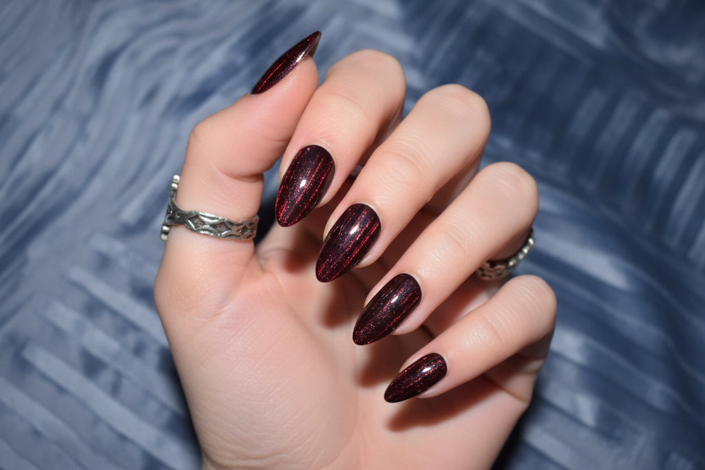 Customizable Handmade Magnetic Polish Design Press-On Nail Set Lvl-3