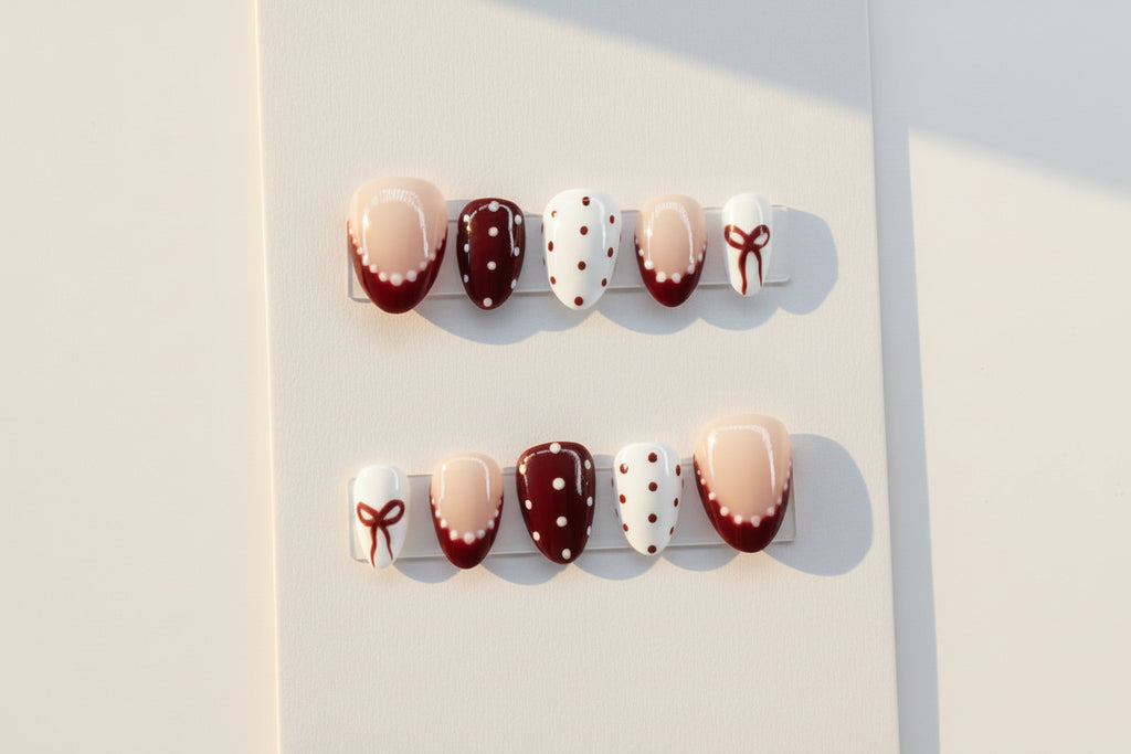 Customizable Handmade Press-on Nail design Lvl-4