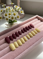 Customizable Handmade solid color Press-on nail set Lvl-1